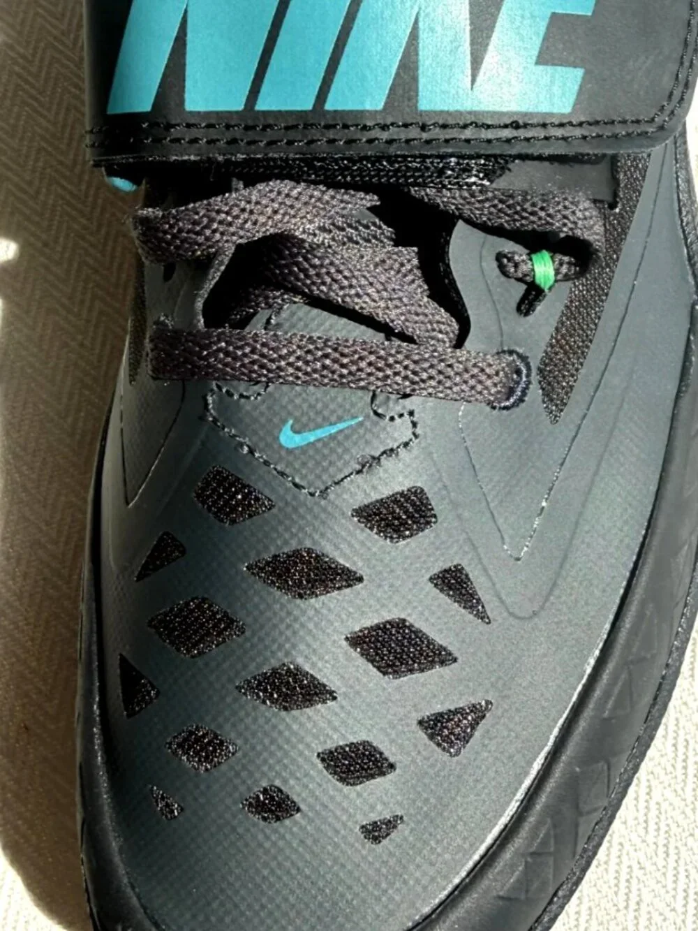 Nike Zoom Rotational 6 Track Field Throwing Shoes Men's Black Spruce FZ Sz 8.5